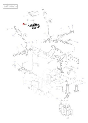 Massey Ferguson - Grille - 3713378M1 - Farming Parts