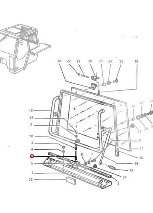 Massey Ferguson - Pin - 3301918M1 - Farming Parts