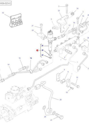 Massey Ferguson - Injector Nozzle - 4226787M1 - Farming Parts