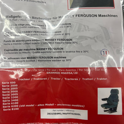 Massey Ferguson - Seat Cover - 3931564M1