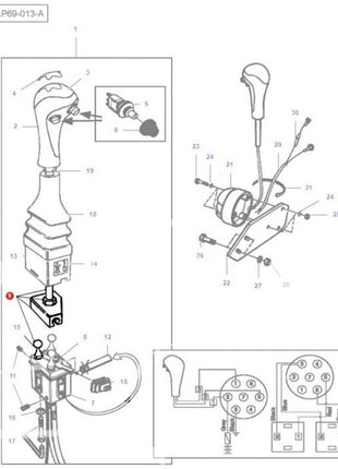 Massey Ferguson - Lever - AL5020373 - Farming Parts