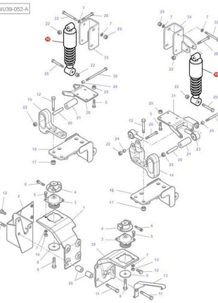 Massey Ferguson - Suspension Support - 4298139M3 - Farming Parts