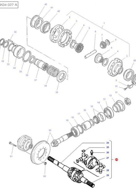 Massey Ferguson - Universal Joint - 3429994M91 - Farming Parts