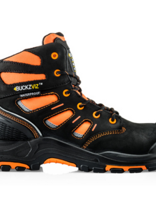 Buckler Hi Viz Waterproof Safety Boots - Bviz2Or/Br