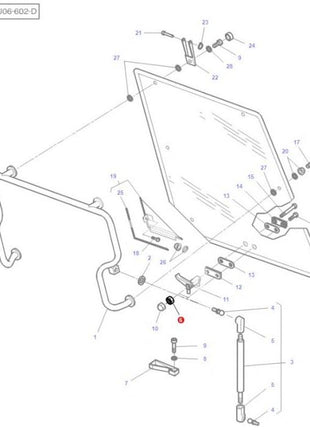 Massey Ferguson - Nut Metric - 1441204X1 - Farming Parts