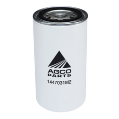 The AGCO Massey Ferguson 6 Cylinder Oil Filter with the model number 1447031M2, suitable for Massey Ferguson tractors.
