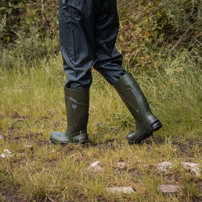 Swampmaster Vortex Non-Safety PVC Wellington Green - Farming Parts