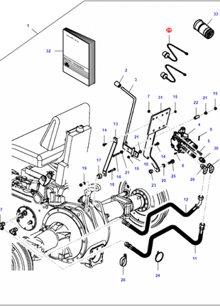 Massey Ferguson - Plug - 4352104M1 - Farming Parts