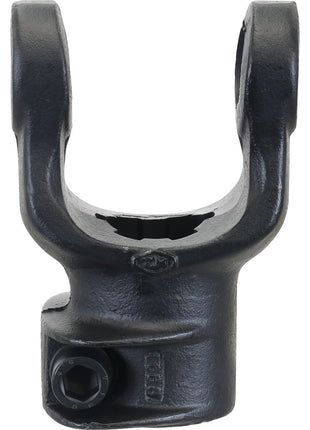 Close-up of the PTO Yoke - Interfering Clamp Bolt by Sparex, featuring a 1 3/4''-6 Spline hex bolt at the bottom, displaying a solid, industrial design crafted for mechanical use.