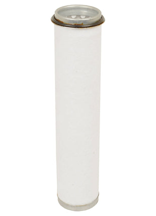 A cylindrical, white felt Sparex air filter with metal caps on both ends, suitable for Ford/New Holland vehicles, is shown against a plain white background. The product name is "Air Filter - Inner - AF1687," and it has the Sparex Part No.S.76547.