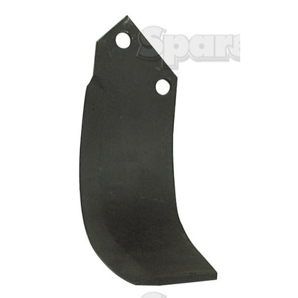Rotavator Blade Curved RH 70x6mm Height: 185mm. Hole centres: 50mm. HoleâŒ€: 12.5mm. Replacement for Celli
 - S.77349 - Massey Tractor Parts