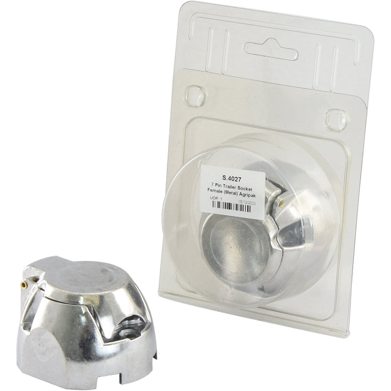 7 Pin Trailer Socket Female (Metal) Agripak
 - S.4027 - Massey Tractor Parts