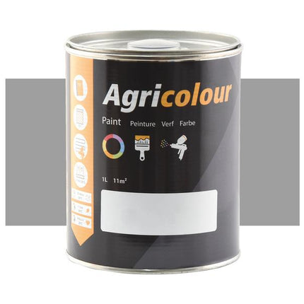 Paint - Agricolour - Metallic Dark Grey, Metallic 1 ltr(s) Tin | Sparex Part Number: S.82102