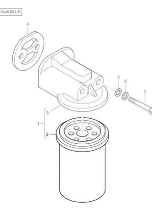 Massey Ferguson - 3 Cylinder Oil Filter - 1447082M2 - 1447082M91 - Farming Parts