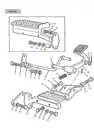 Massey Ferguson - Spacer - 888320M1 - Farming Parts