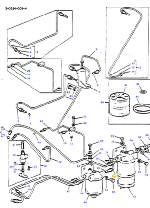 Massey Ferguson - Fuel Line - 888484M91 - Farming Parts