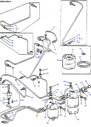 Massey Ferguson - Fuel Pipe - 888490M91 - Farming Parts