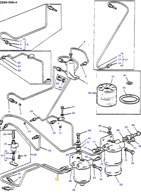 Massey Ferguson - Fuel Pipe - 888490M91 - Farming Parts