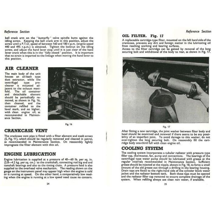 Massey Ferguson - TE-F20  Diesel Engine Instruction Book - 819014M1 - Farming Parts