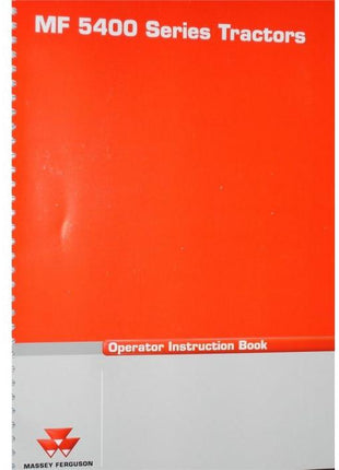 Massey Ferguson - 5400 Series Dyna 4 Operators Manual - 3378983M2 - Farming Parts