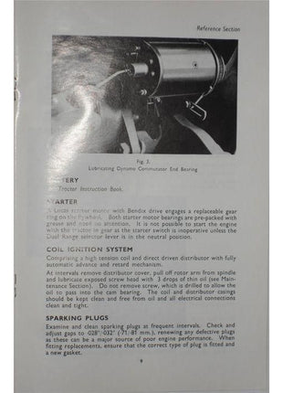 Massey Ferguson - 87mm Vaporising Oil Engine Instruction Book - 819048M1 - Massey Tractor Parts