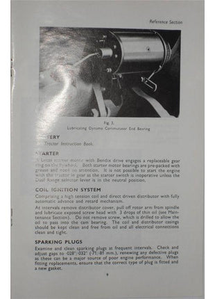 Massey Ferguson - 87mm Vaporising Oil Engine Instruction Book - 819048M1 - Farming Parts