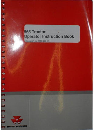 Massey Ferguson - 565 Operators Manual - 1856093M1 - Farming Parts