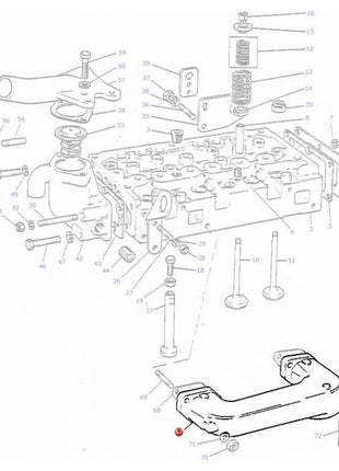 Massey Ferguson - Exhaust Manifold - 734874V1 - Farming Parts