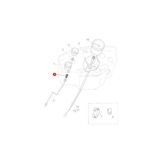 Adaptor - 827622M1 - Massey Tractor Parts