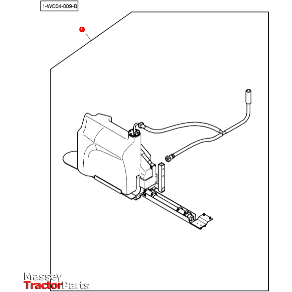 Additional Fuel Tank - 4297128M12 - Massey Tractor Parts