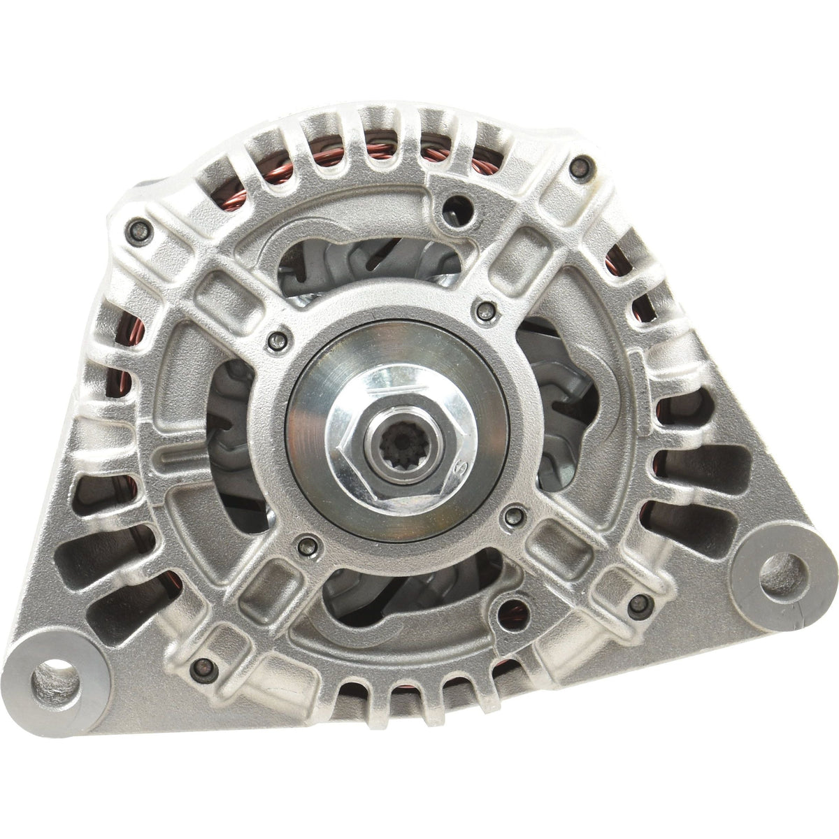 Image of a Sparex Alternator (Mahle) - 14V, 120 Amps (Sparex Part No. S.137291) with visible cooling vents and mounting holes.
