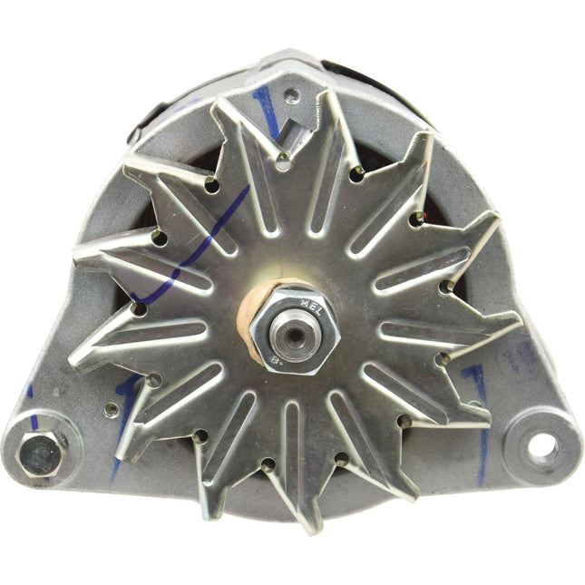 A close-up view of the 12V, 65 Amps Sparex Alternator (Sparex Part No. S.359661), highlighting its fan blades and mounting points.