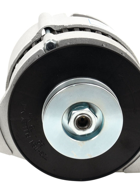 A close-up of the 12V, 70 Amps Sparex Alternator (Sparex Part No. S.42282) with visible mounting brackets and a central pulley single groove, suitable for Case IH.