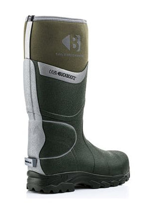 Buckler - BBZ8000 S5 Green 360° High Visibility Neoprene/Rubber Safety Wellington Boot with Ankle Protection - Massey Tractor Parts