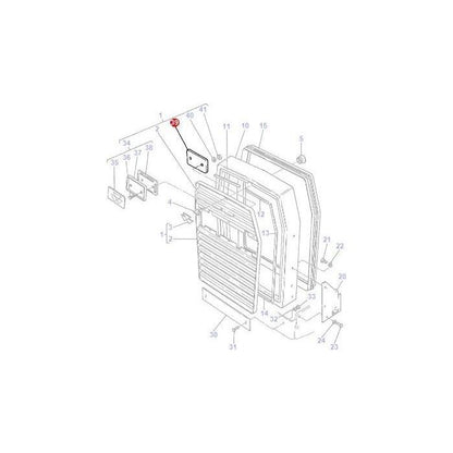 Badge Plate - 3701633M1 - Massey Tractor Parts