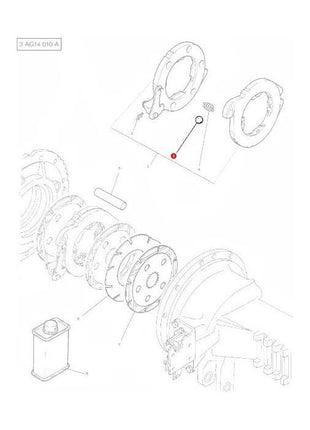 Ball Brake Actuator - 16779X - Massey Tractor Parts