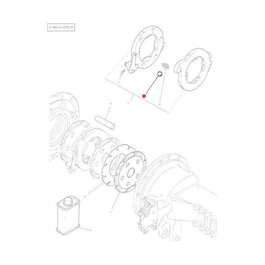 Ball Brake Actuator - 16779X - Massey Tractor Parts