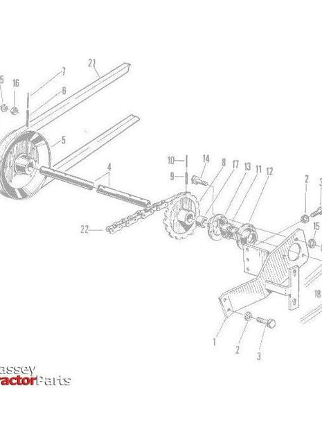 Bearing 36205 - 412260M1 - Massey Tractor Parts