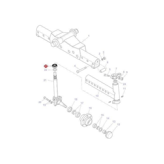 Bearing - 3907652M91 - Massey Tractor Parts