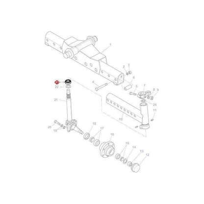 Bearing - 3907652M91 - Massey Tractor Parts