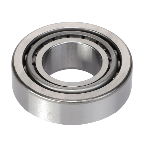 The AGCO Massey Ferguson Bearing (Product Code: 3907660M1) is a cylindrical roller bearing with a metallic finish, typically used in equipment like the Massey Ferguson 6400 Series. It features inner and outer rings along with cylindrical rollers.