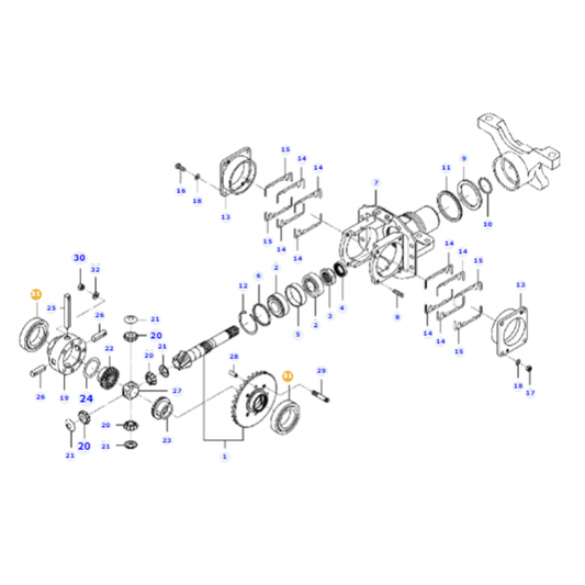 Bearing 6011 - 391261X1 - Massey Tractor Parts