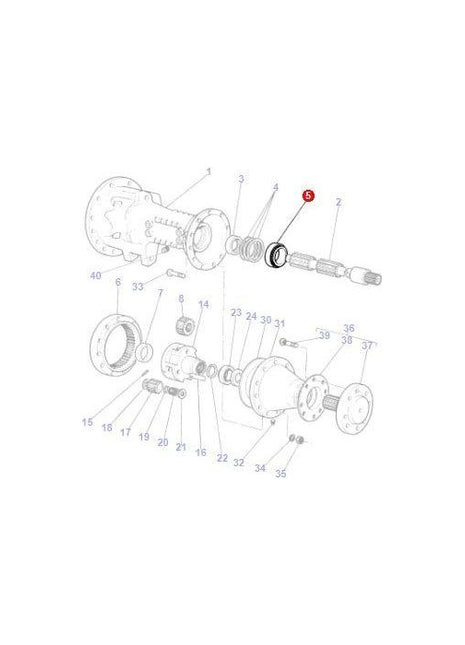 Bearing Assy - 1881931M91 - Massey Tractor Parts