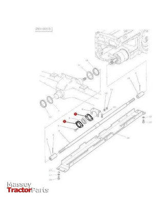 Massey Ferguson Bearing Carrier Plate - 3386986M1 | OEM | Massey Ferguson parts | Axles & Power Transmission-Massey Ferguson-Axles & Power Train,Farming Parts,Tractor Parts,Transmission,Transmission Bearings