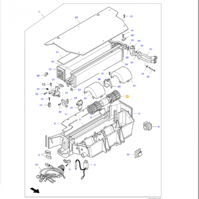 Blower - 3909575M91 - Massey Tractor Parts