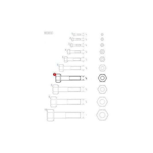 Bolt 5/8x4.5unc - AL5001171 - Massey Tractor Parts