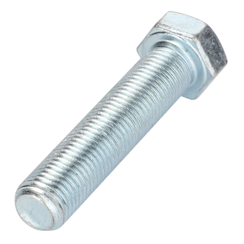 A 7/16x2 metal hexagonal bolt featuring an unf threaded shaft, known as the Massey Ferguson Bolt 7/16x2 unf - 353567X1 by AGCO.
