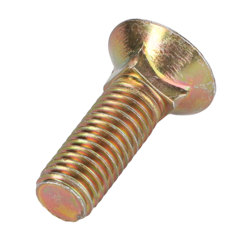 A Massey Ferguson - Bolt Finger Square Neck (D40551500) from AGCO, featuring a threaded body and Phillips slot, ideal for use in the Massey Ferguson Combine.