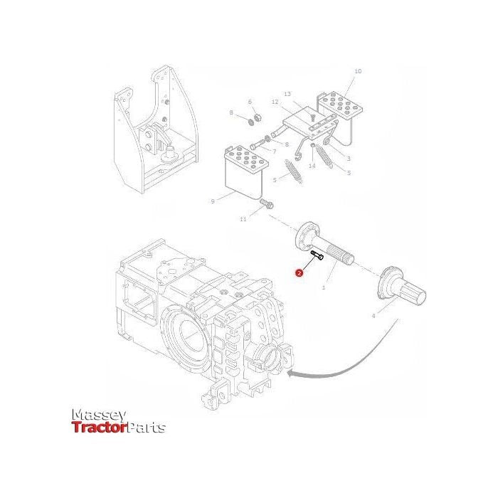 Bolt M12x35 10.9 - 3010800X1 - Massey Tractor Parts
