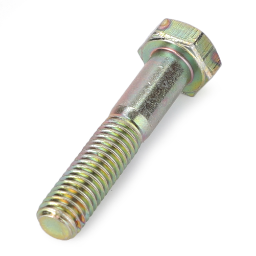 The AGCO Massey Ferguson Bolt M8 x 40 - 339010X1 is a metallic hexagonal bolt featuring a partially threaded shaft, ideal for various fastening applications.